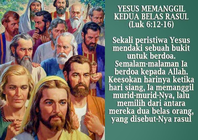 Yesus Memanggil Kedua Belas Rasul Sscc Indonesia Inspirasi